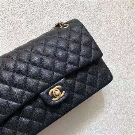 chanel black shoulder purse|Chanel calfskin leather shoulder bags.